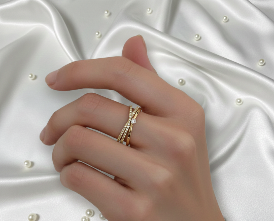 The Diamond x Band Ring